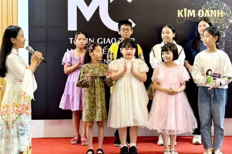 Lớp học MC cho trẻ em Hải Phòng của Kim Oanh có những gì?